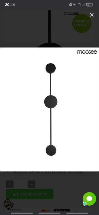 Lampa ścienna młode 3 sztuki