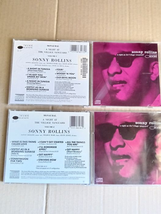 Lote 2 CDs Sonny Rollins a Night at Village Vanguard