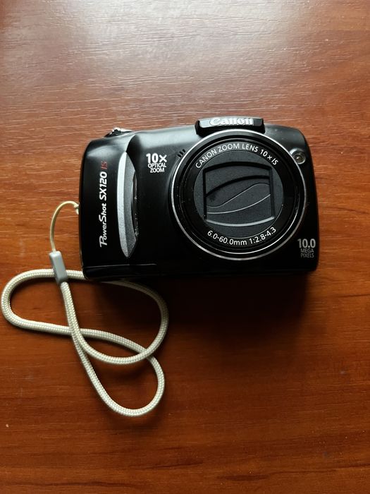 Canon PowerShot SX120 IS 10MP / 10x Zoom / Компактний фотоапарат