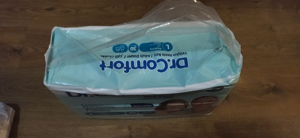 Підгузки для дорослих Dr Comfort Extra Large 120-170 см 30 шт 8 крапель великі розміри