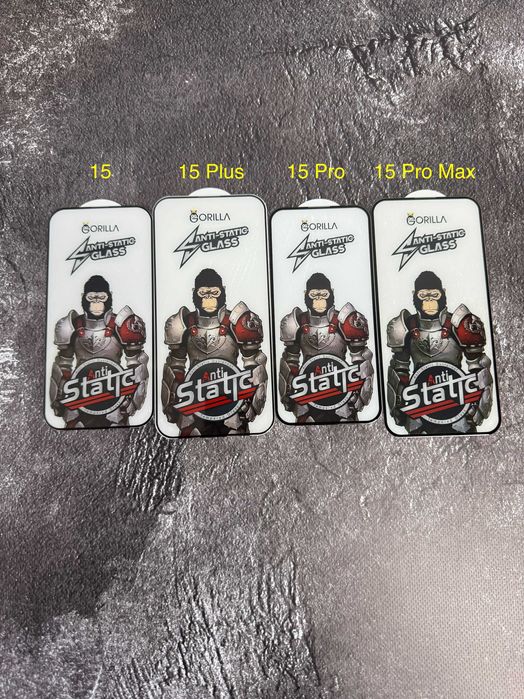 Захисне скло Gorilla iPhone 15 14 13 Pro Max Айфон стекло Plus