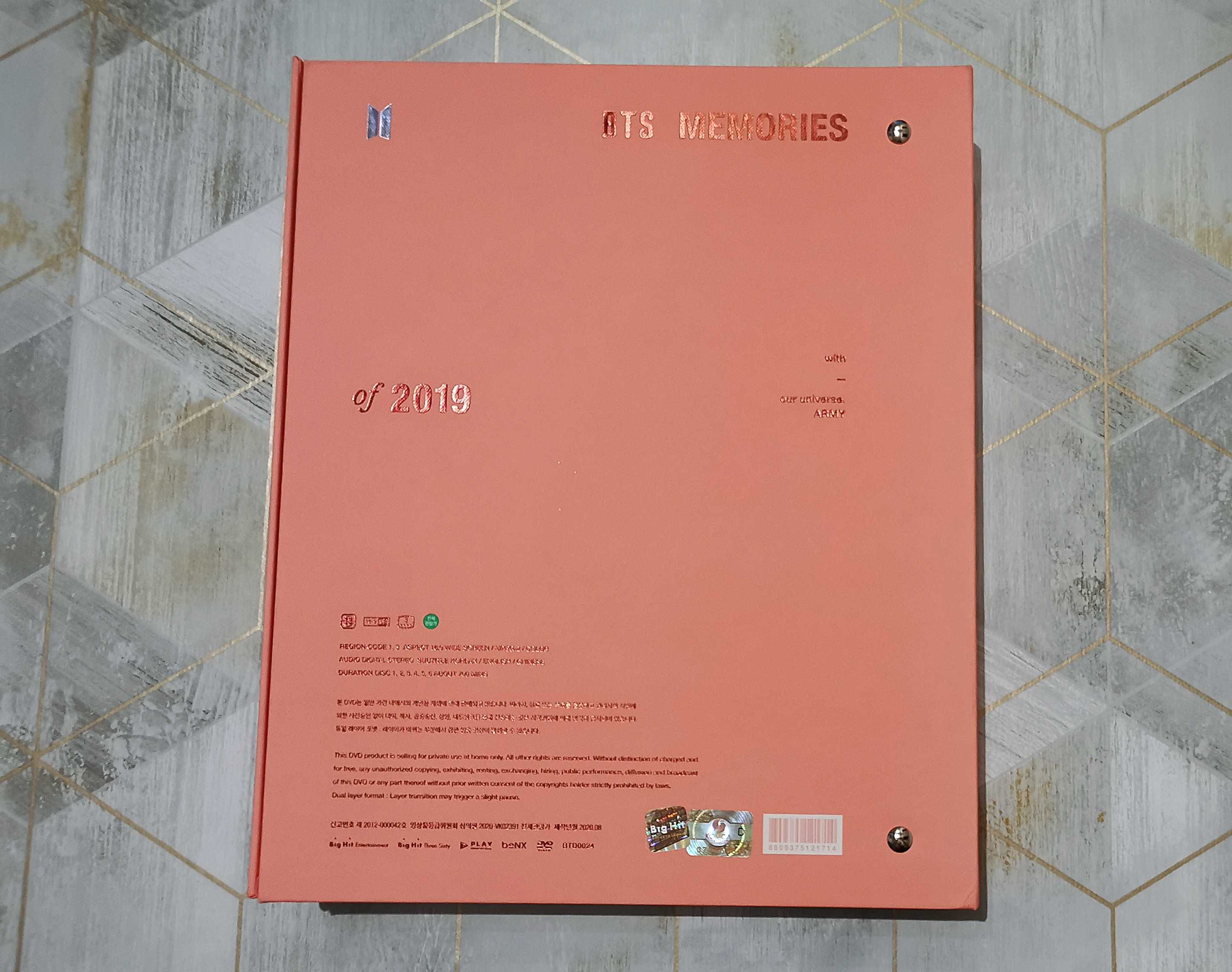 ★BTS MEMORYS of 2019★ BTS Memories of 2019 (6 DVD Set/Region Free) (incl. 4 x 6