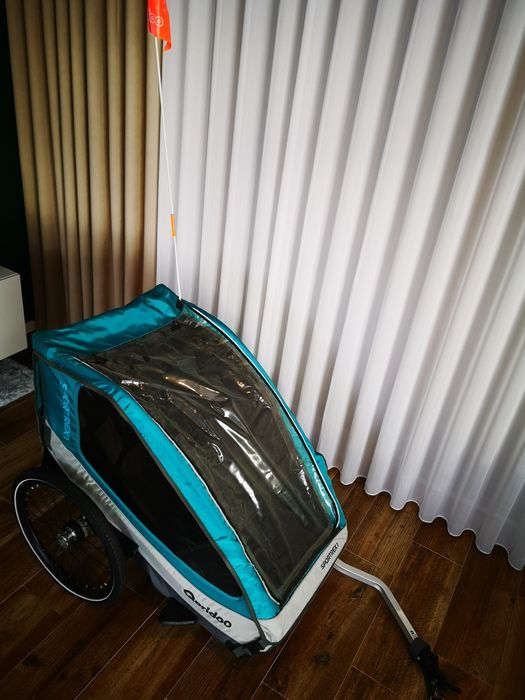 Przyczepka rowerowa Queridoo Sportrex 1  Jak nowa