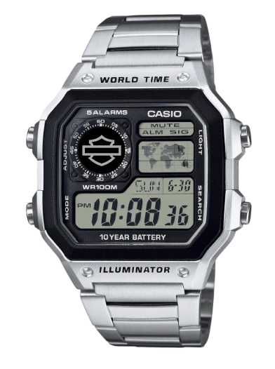 Casio Royale HARLEY-DAVIDSON MOD AE-1200WHD – Fabrycznie Nowy Unikat