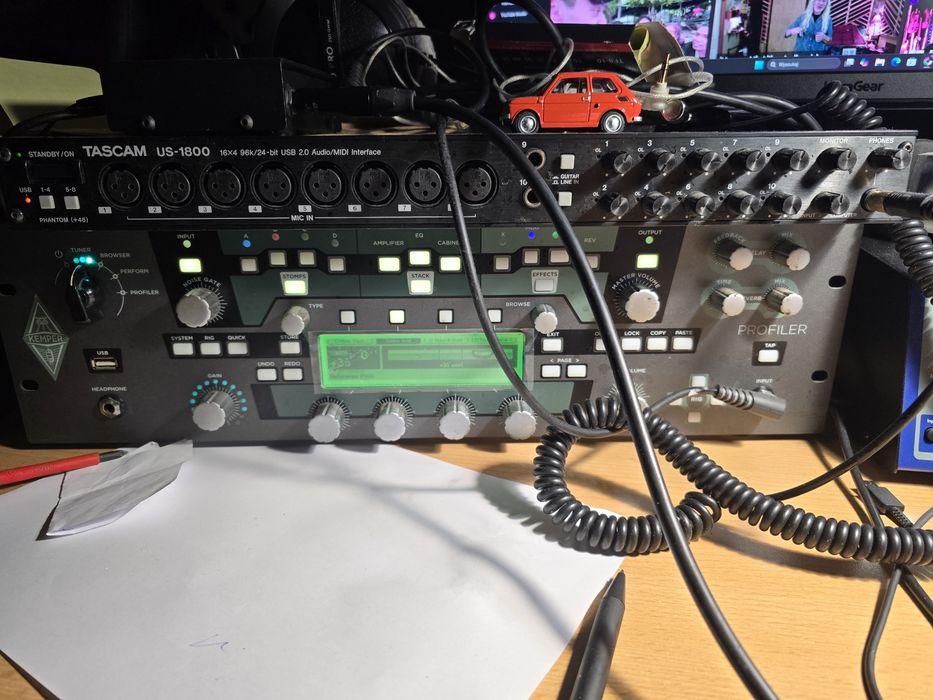 Interfejs tascam us 1800