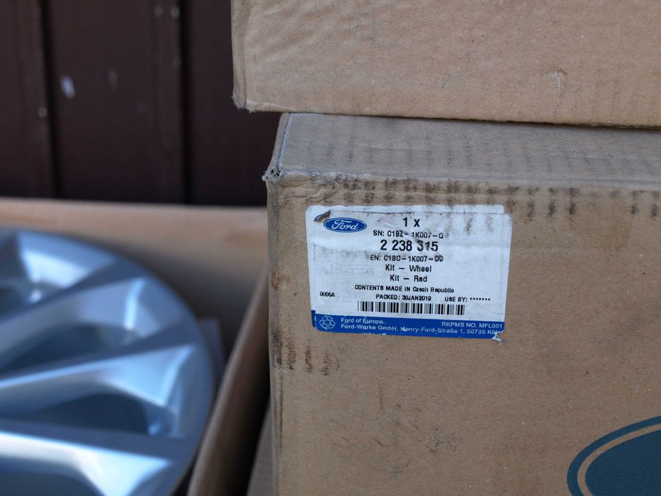 Ford Nowa felga Aluminiowa oryginalna 6.5x16 4x108 B-Max Fiesta Focus Fusion Ka