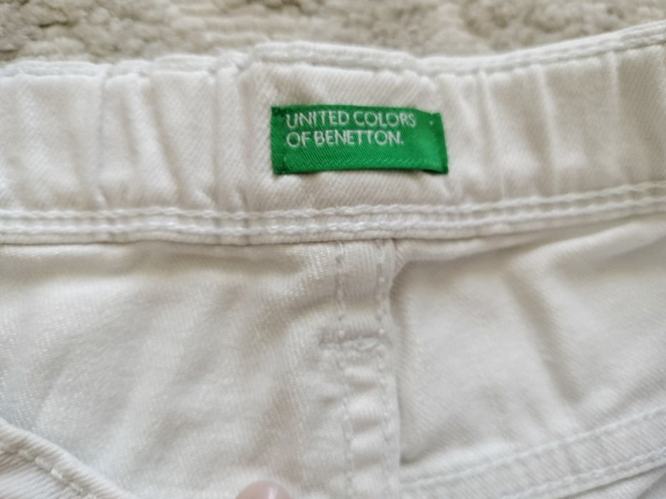 Calções brancos Benetton