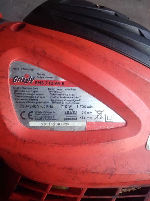 Nożyce do żywopłotu GRIZZLY EHS 710-69R