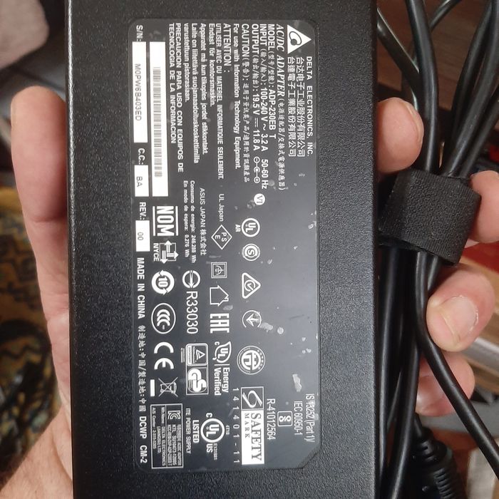 Блок живлення ASUS/ DELTA 19,5V ADP-230EB T  ADP-120  5,5* 2,5pin