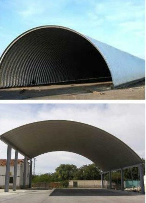 Лінія для виробництва безкаркасних ангарів