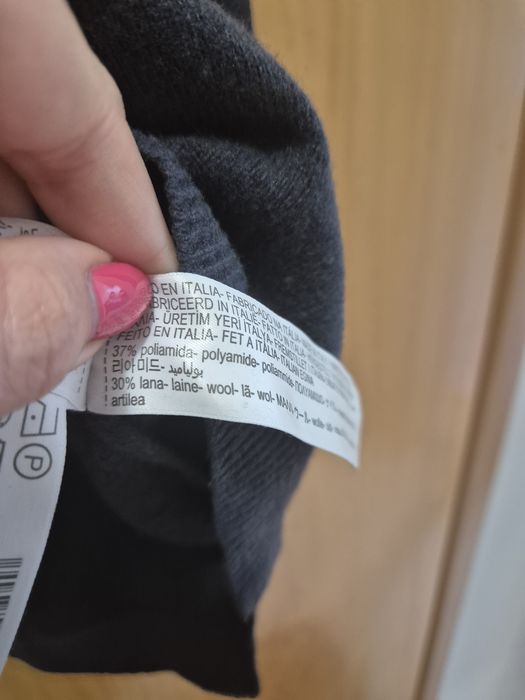Cienki golf massimo dutti kaszmir wełna