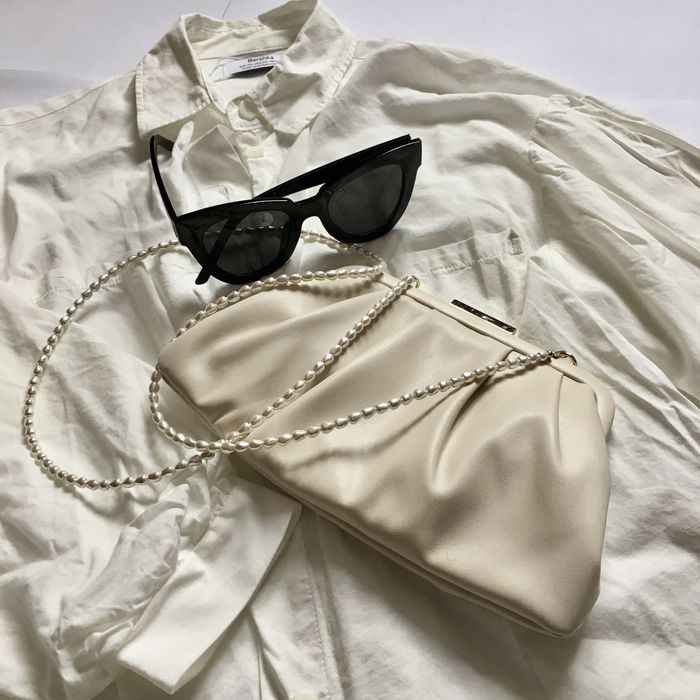 Бежевая сумка Zara