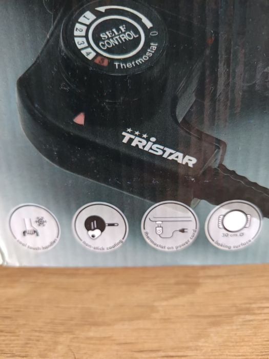 Grelhador elétrico de chapa, novo. Marca Tristar