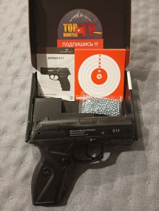 Pistola de CO2 nova em caixa conforme fotos