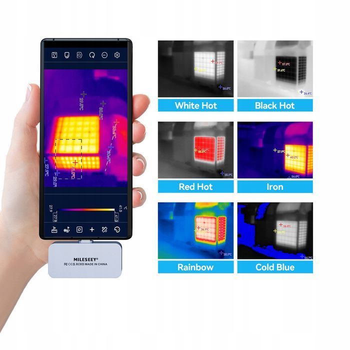 Kamera Termowizyjna USB-C Pod Telefon Android Dokładna -15 +600