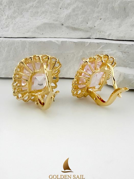 Сережки з сапфіром