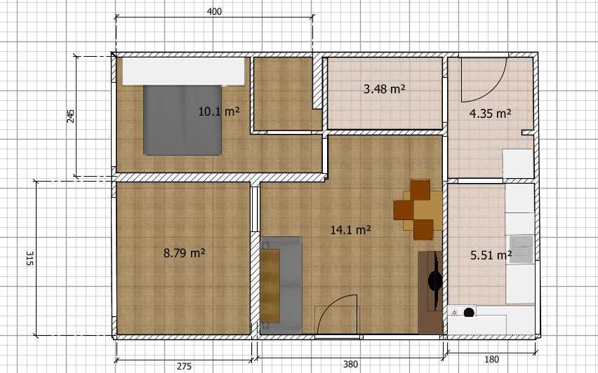 Haustiere erlaubt: 3-Zimmer, Ochota, 46m², Foto 2