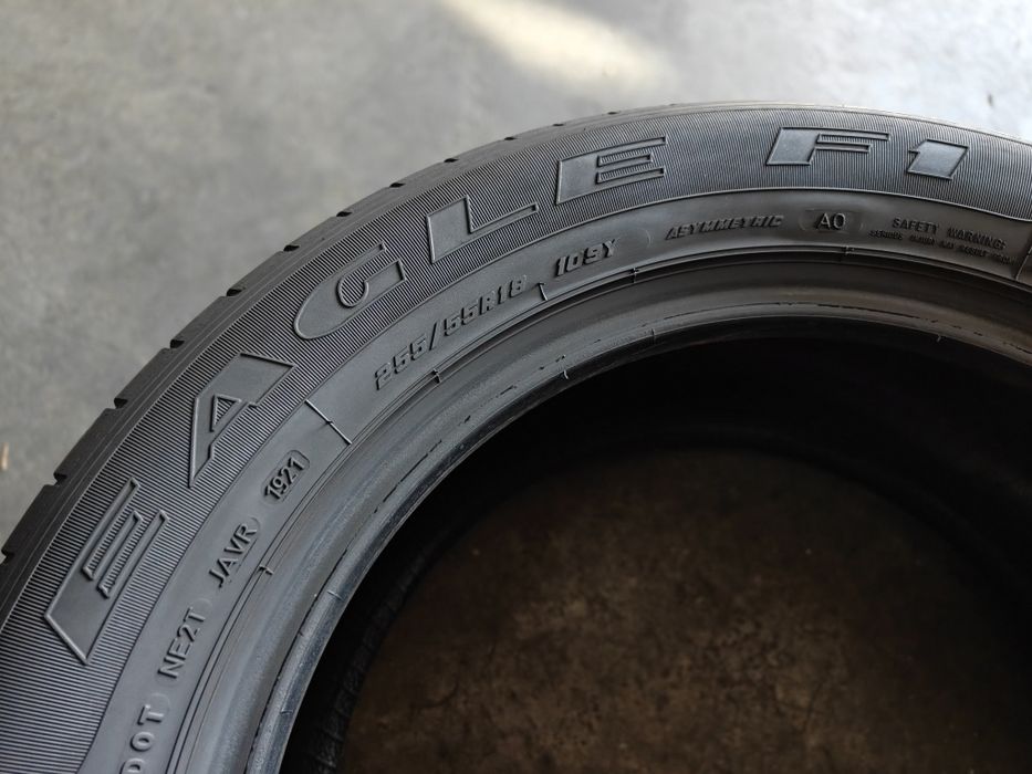 2ШТ R18 255 55 109Y XL шини літні GoodYear Eagle F1 Asymmetric
