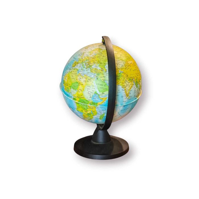 Globo Terrestre Escolar de Mesa – 21 cm de Altura
