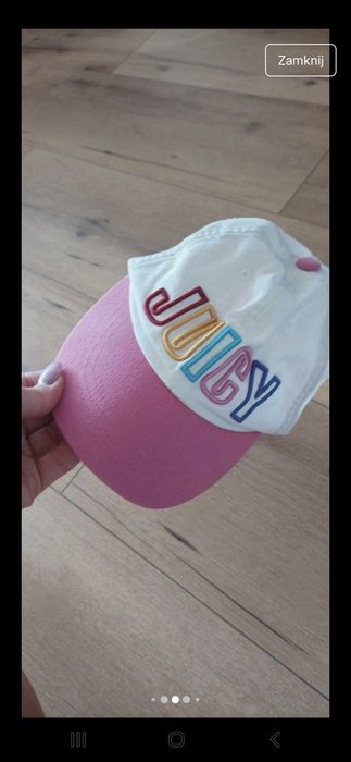 2x czapka JUICY r.4-8lat