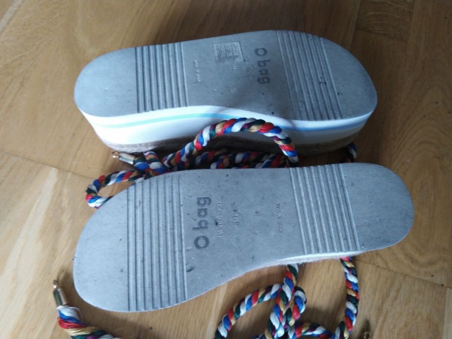 Obag sandały espadryle O drillas Donna Hig Lazure O Bag