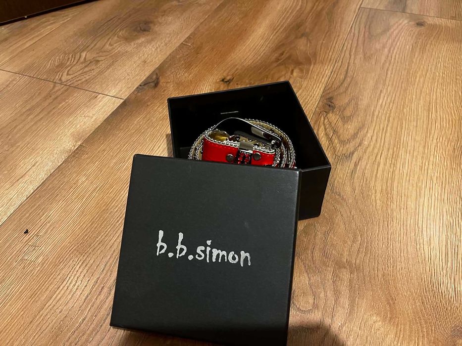 Pasek b.b. simon Supreme czerwony