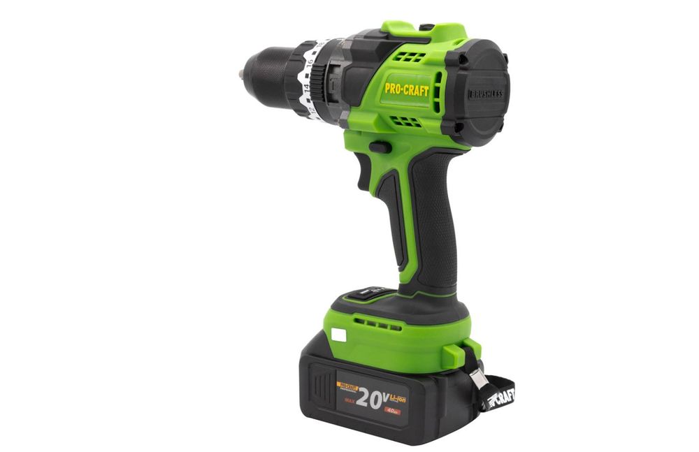 Шуруповерт Procraft PA18ProBL (без акб і зп - ТУШКА) Затяжка 180Нм