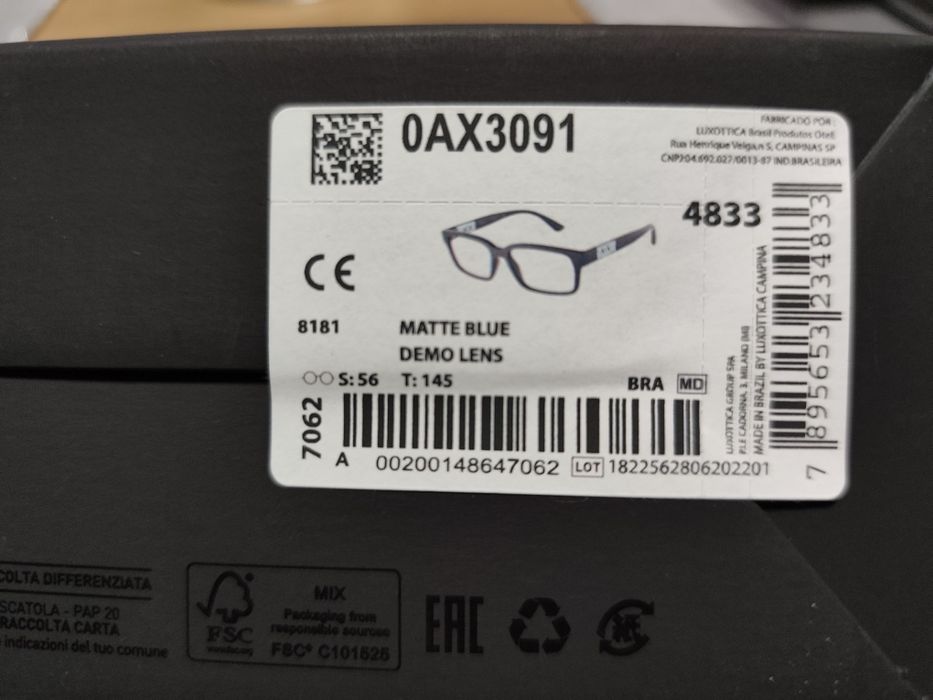 Okulary Armani Exchange