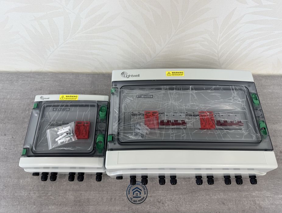 IP65 PV DC 500 В V‼️Комплект на 1 поле стрінг стринг автоматика щит захист для сонячних солнечних панелей блискавкозахист ОПН ПЗІП MCB SPD грозозащита