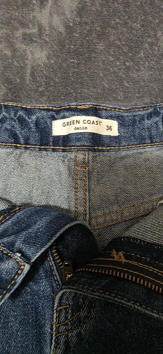 Mini Saia de ganga Green coast Denim tamanho 36