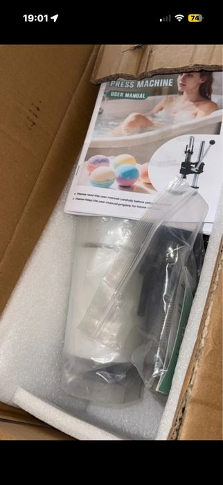 Maquina de prensa de fazer bomba de sabao