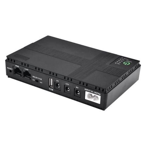 Джерело безперебійного живлення для роутера Mini UPS 10400mAh / ДБЖ інтернет без світла