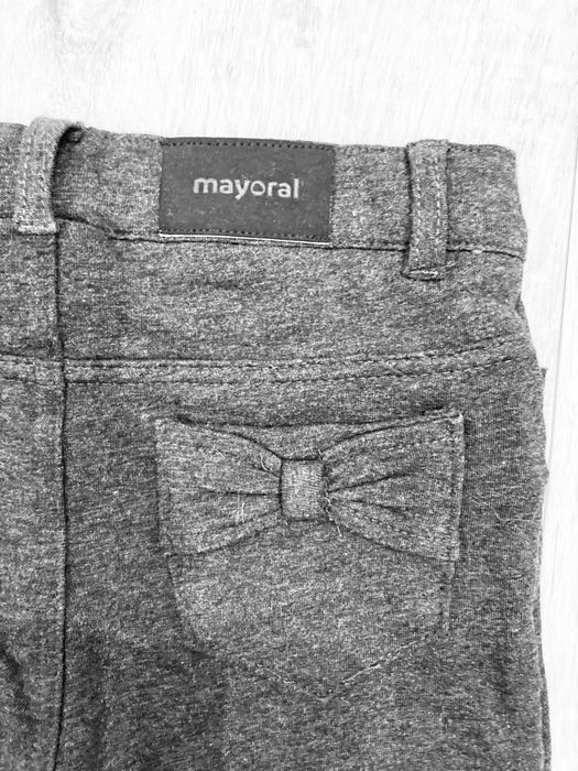 spodnie Mayoral szare eleganckie leginsy