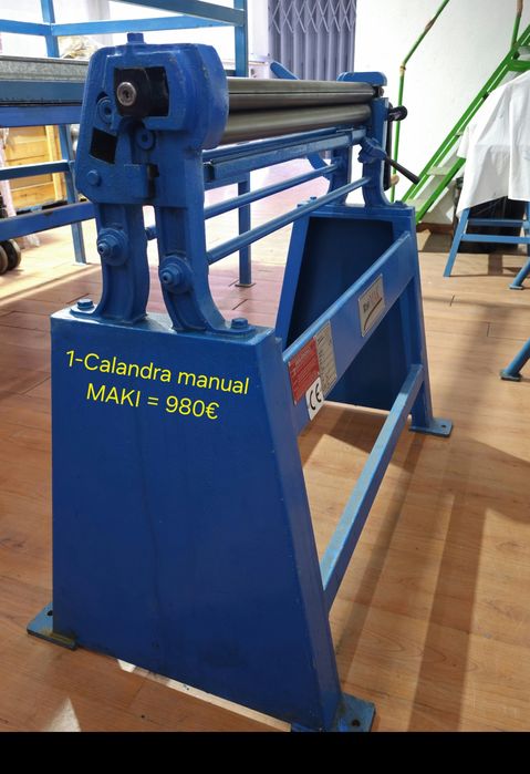 Máquinas para cortar/moldar/dobrar diferentes tipos de chapas.