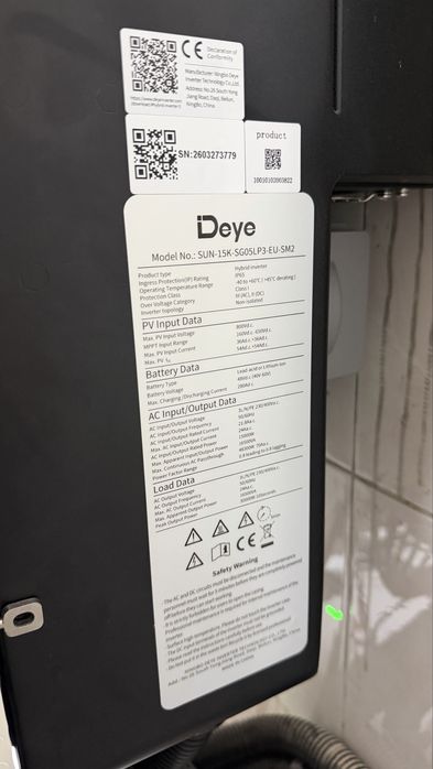Deye 15квт 3 фазный инвертор