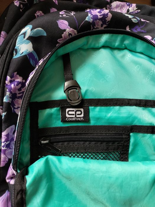 Plecak coolpack czarny w kwiaty