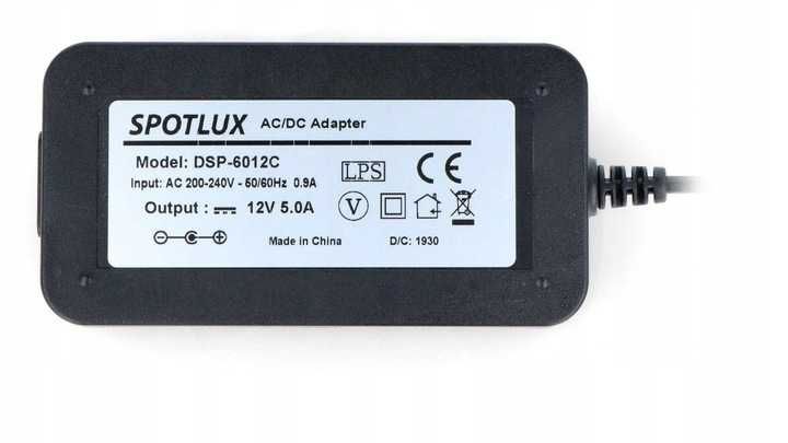 Zasilacz sieciowy do taśm led 60W | 12V DC | 5A