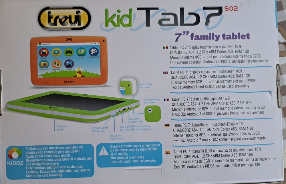 Дитячий планшет TREVI KIDTAB 7 S02