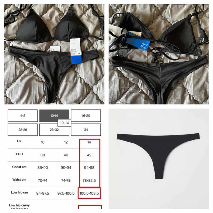 купальники НМ 38-36-40 EUR UK 14, 38В верх новые