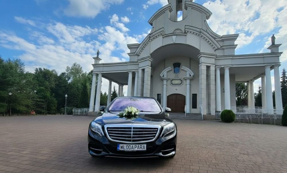 Mercedes S klasa S long  W222 samochód do slubu wesele bal studniówka