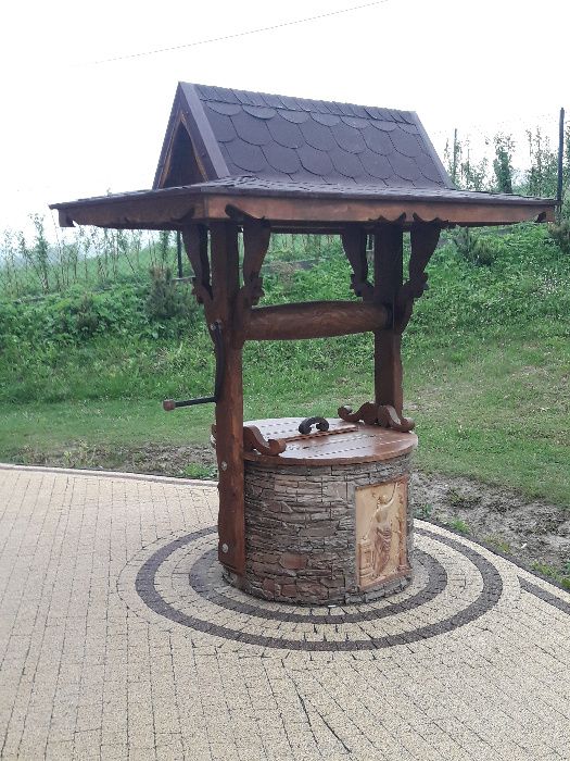 Drewniana Studnia do ogrodu SD05 ! Osłona na studnię!