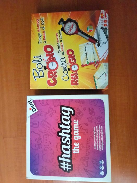 Jogo hashtag e contra relógio - como novos