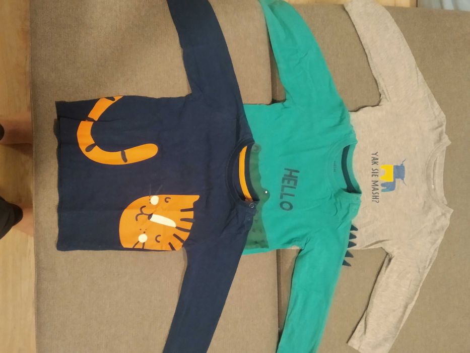 9 szt. Bluzki dla chłopca 51015, Lupilu, CDRL 86-92