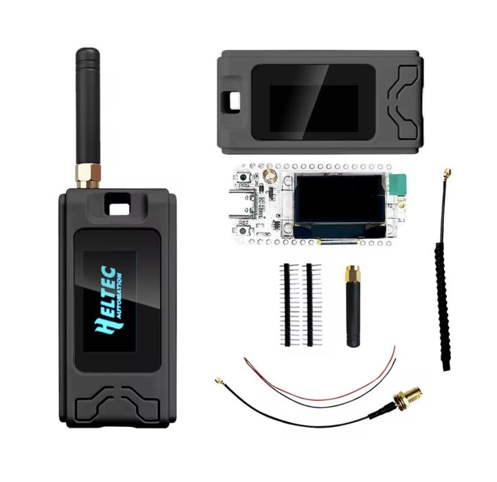 Радіо модуль Meshtatic Hiltec Lora v3, V4, корпуси, акумулятори.