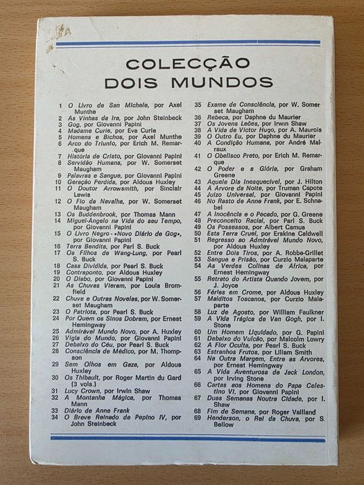 Livro "Retrato do Artista quando Jovem" de James Joyce