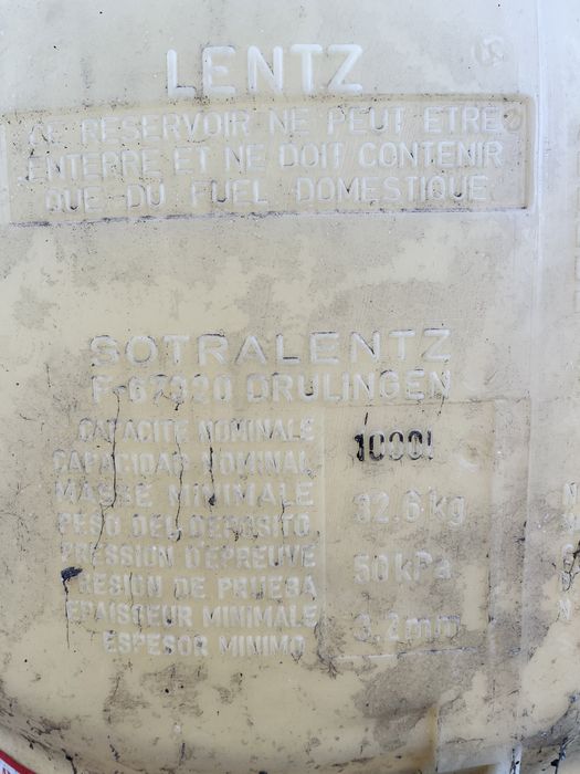 Depósito combustível doméstico