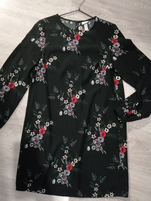 Sukienka kwiaty 34 36 H&M