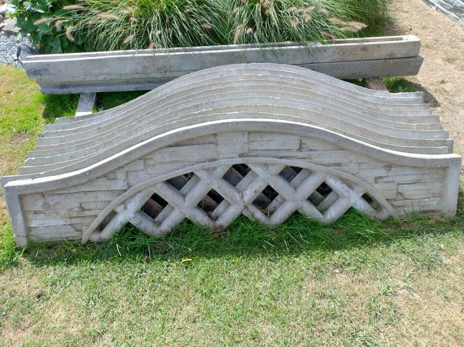 Płyty betonowe, ogrodzenie, ażurowe, płot betonowy