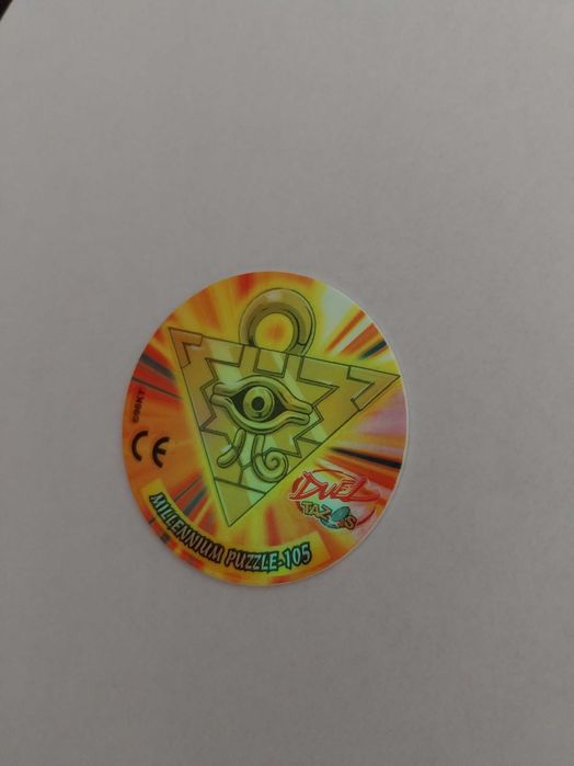 Tazo Duel Tazos Yu Gi Oh, Millennium Puzzle, 101 em muito bom estado