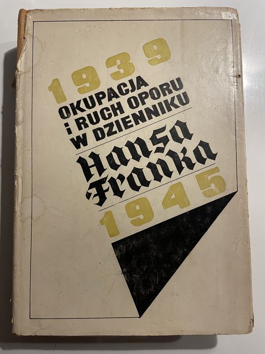 Okupacja i ruch oporu w dzienniku Hansa Franka + inne książki